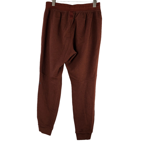 Lululemon 2021 At Ease Jogger Heathered Dark Terracotta / Black Men's Size Large - Picture 4 of 12